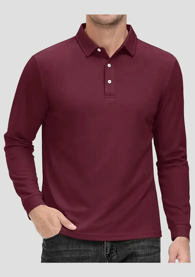 Full Sleeves DryFit Polo Merlin Apparels